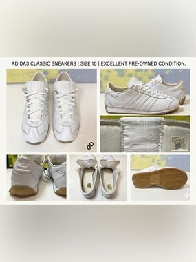 Adidas Country Japan - Cloud White / Gum Leather - JH5085 - Size 10